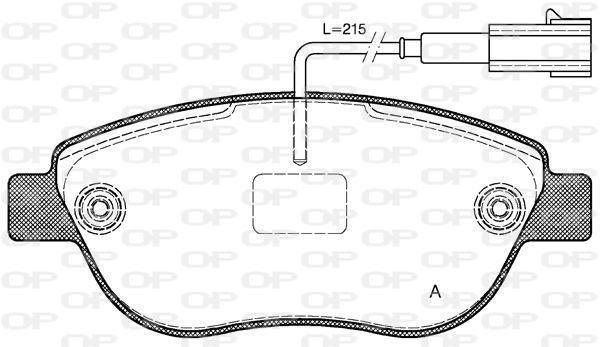 OPEN PARTS Jarrupala, levyjarru BPA0859.11